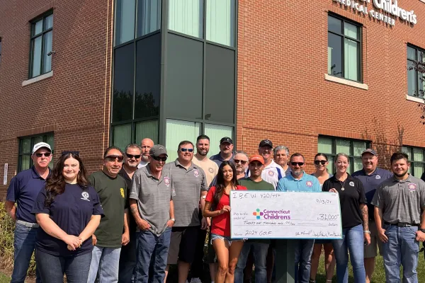 IBEW Local 420 Donates $31,000 to CT Children's Medical Center