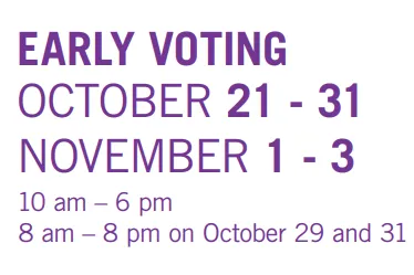 Early Voting Dates