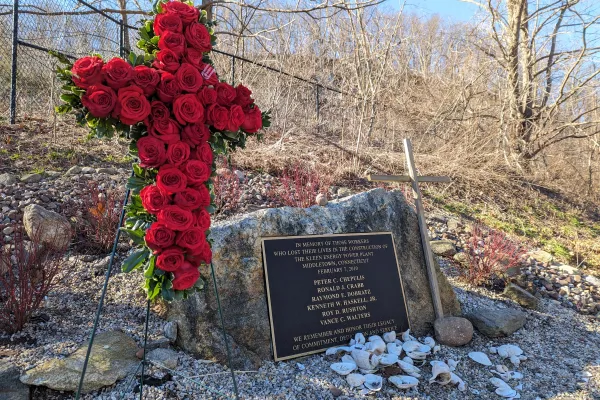 Kleen Energy Memorial in Middletown
