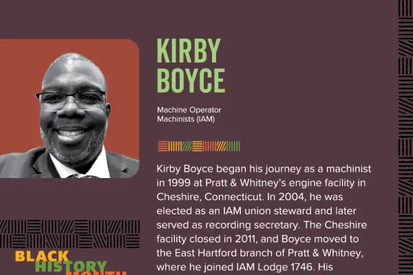 Kirby Boyce, Black History Month