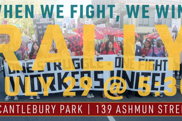 When We Fight, We Win Rally in New Haven