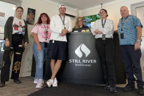 Cannabis workers at Still River Wellness in Torrington