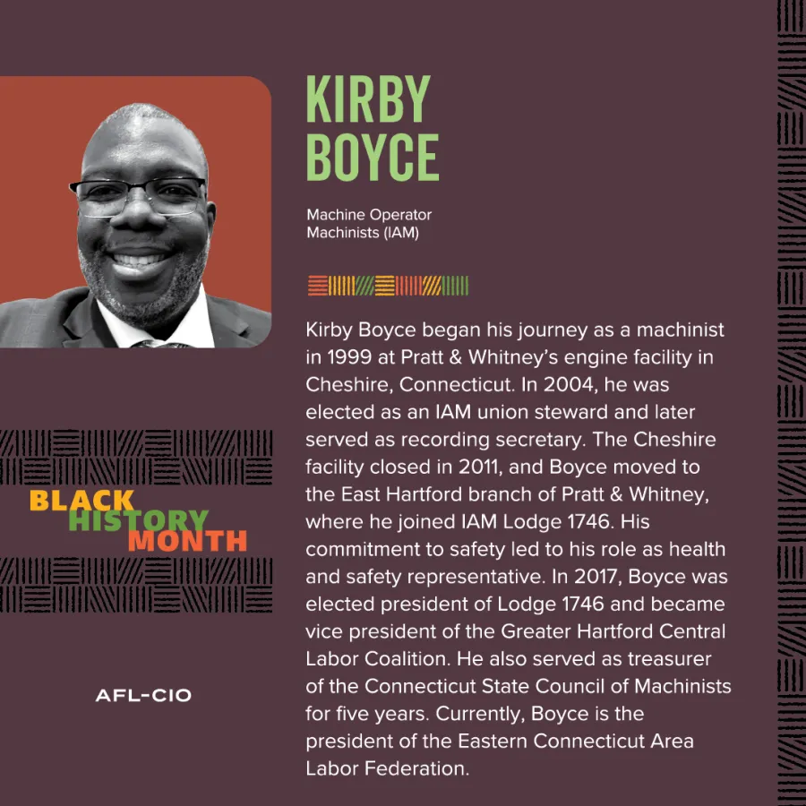 Kirby Boyce, Black History Month