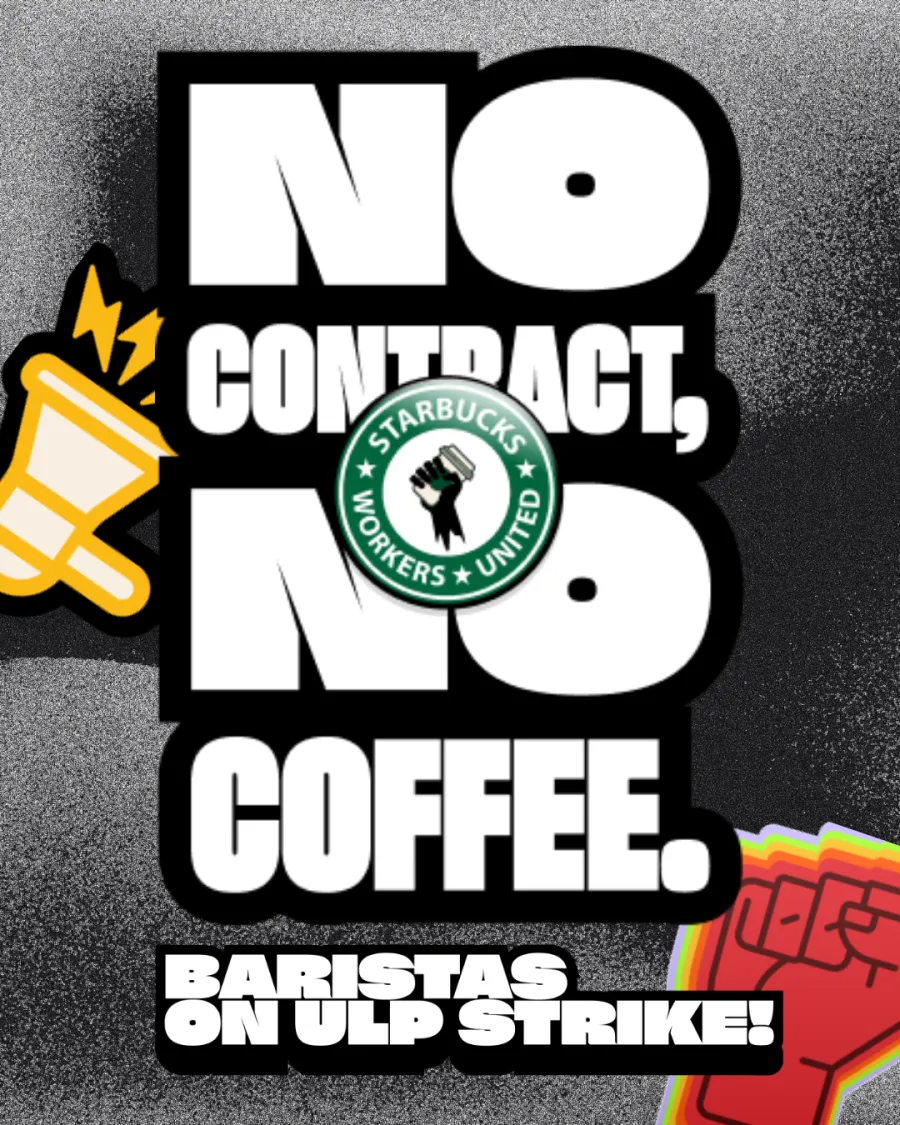 No Contract No Coffee - Baristas on ULP Strike