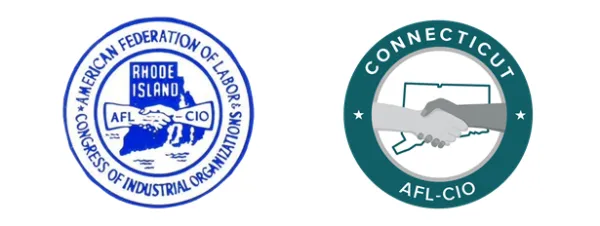RI AFL-CIO & CT AFL-CIO Logos