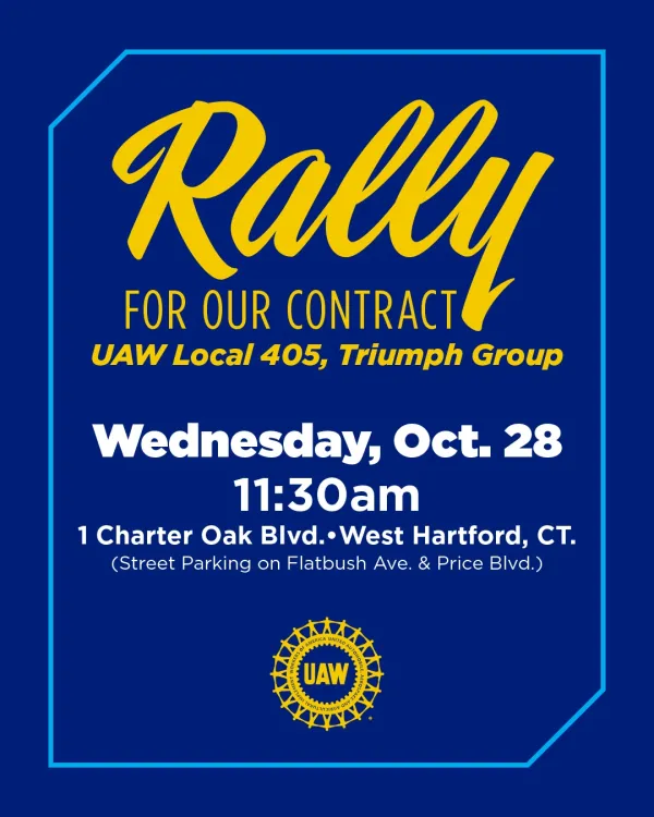 UAW Local 405 Rally for a Fair Contract