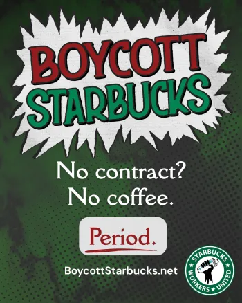 Boycott Starbucks!